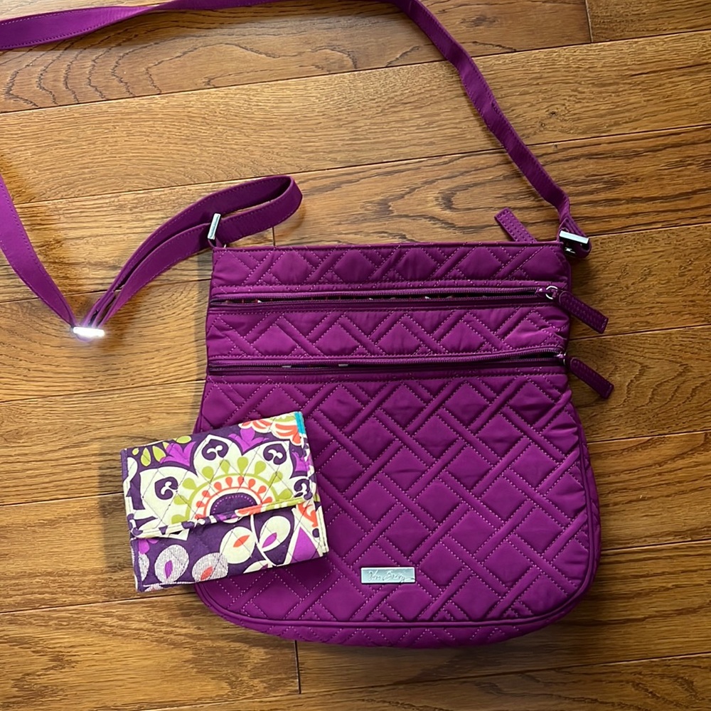 Vera Bradley Crossbody Bag and wallet